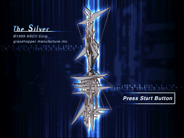 Silver Jiken title screen for Playstation